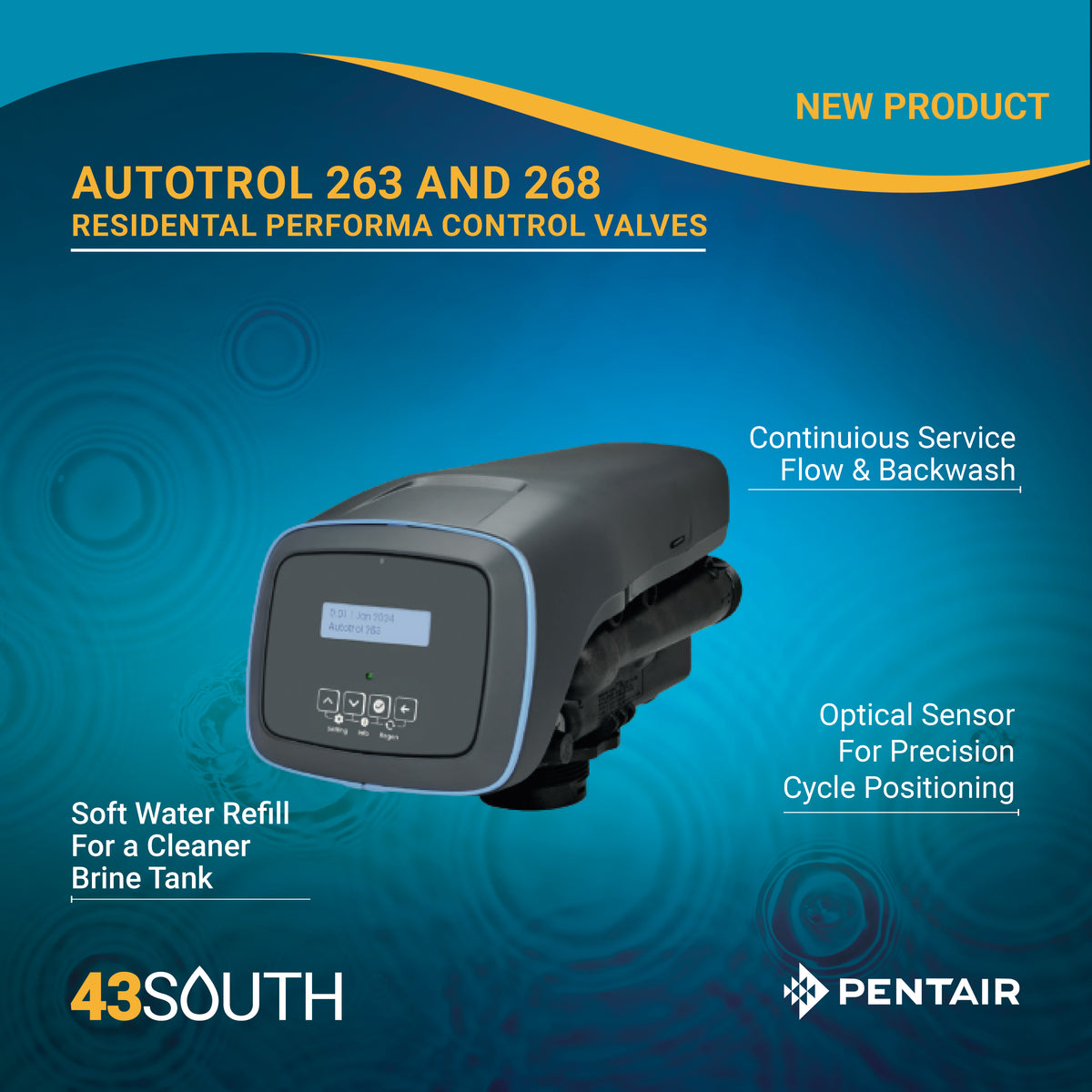 Autotrol 263 + 268 - with EIQ Controller