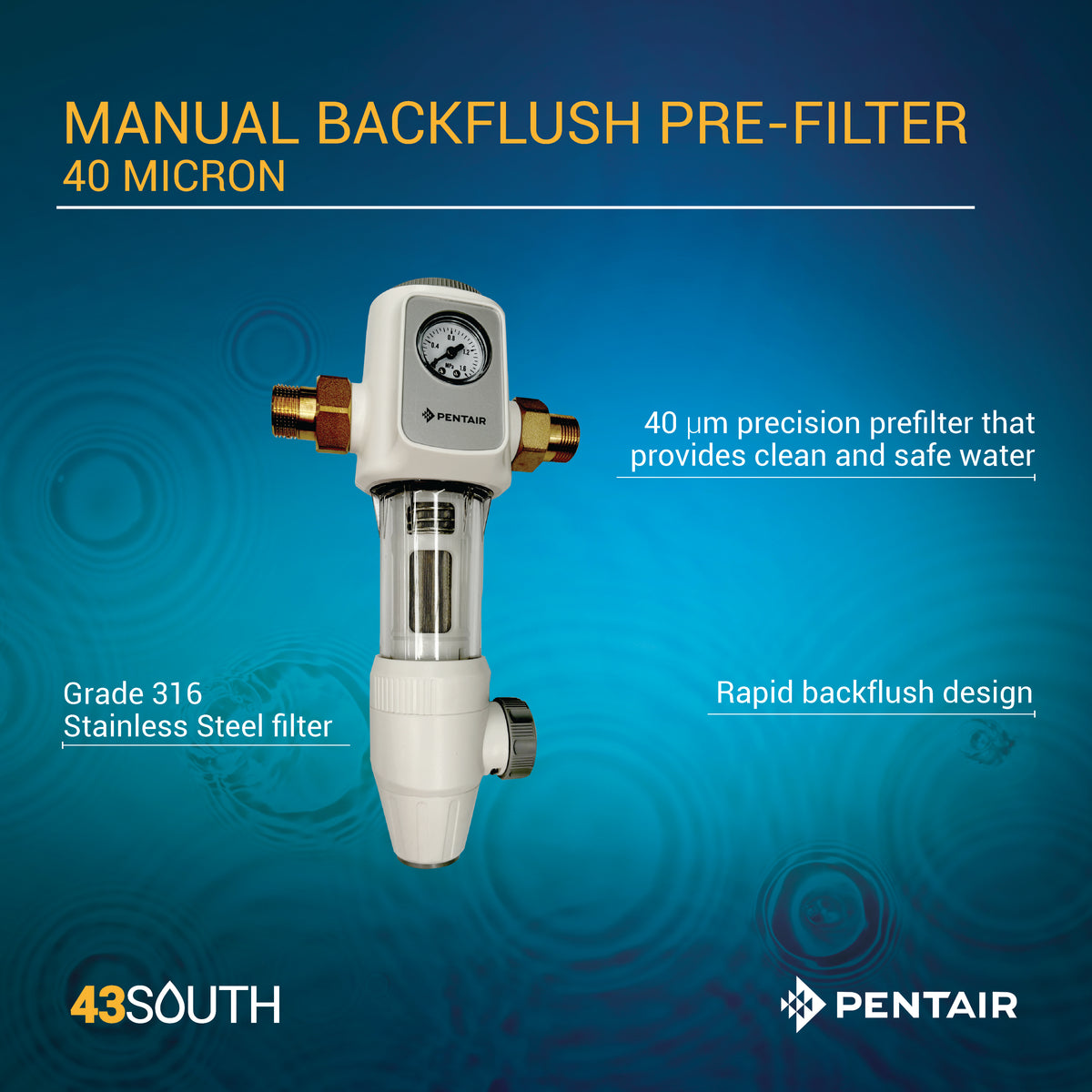 Manual Backflush Pre-Filter
