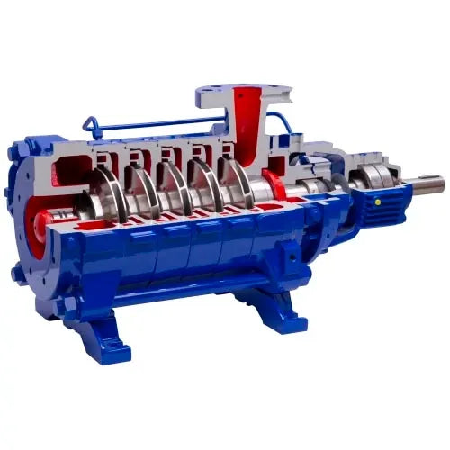 SIHI® MSC Between Bearings Pump - Horizontal, Multistage, Single Case