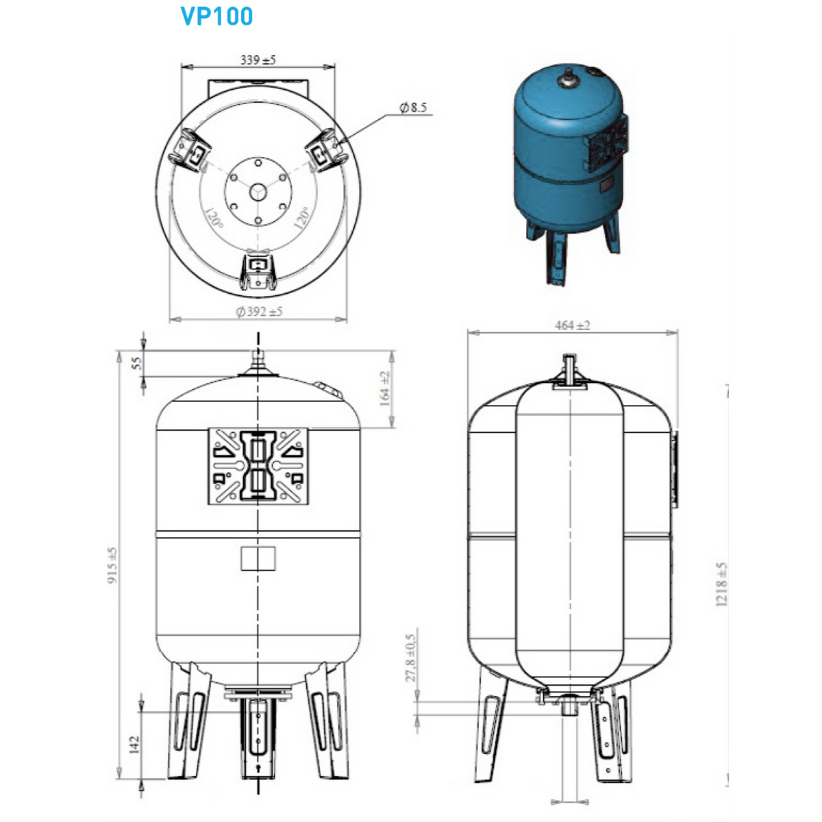 High Pressure Vessel Tanks