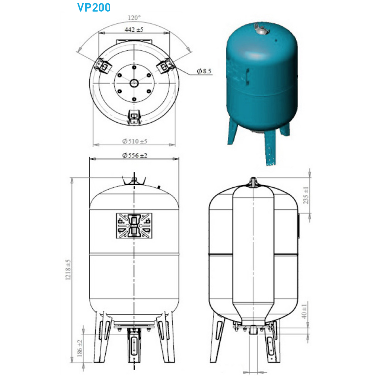 High Pressure Vessel Tanks