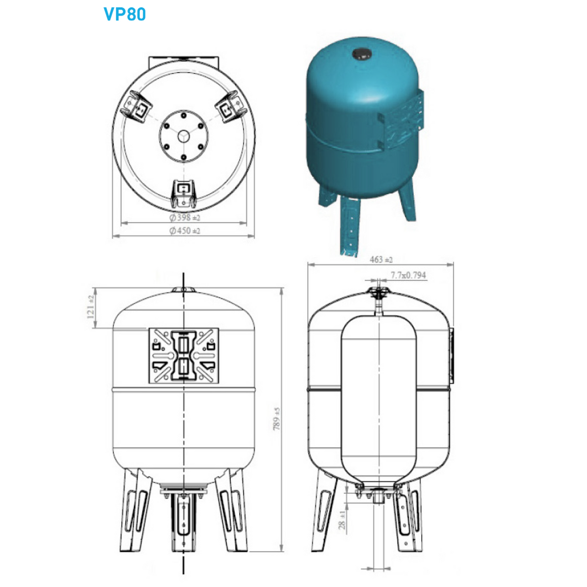 High Pressure Vessel Tanks