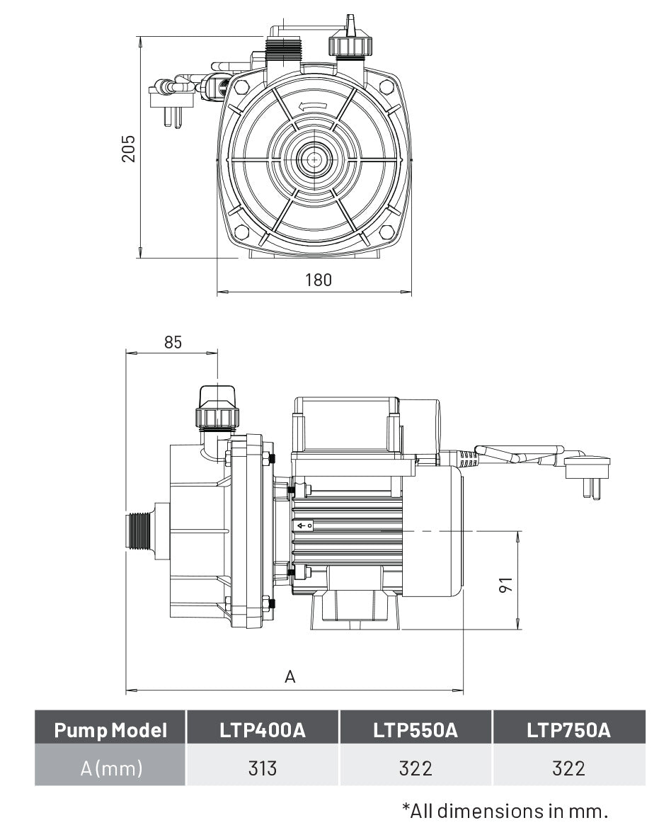 LeisureTime AGP Above Ground Pumps